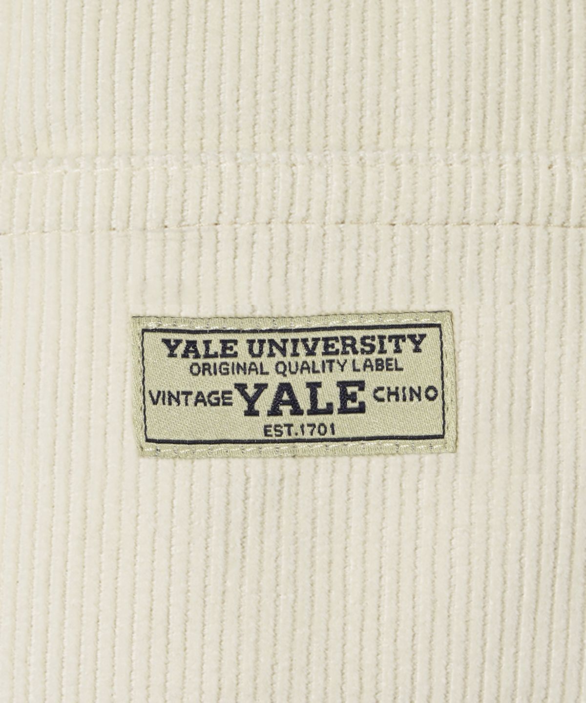 예일(YALE) 우먼즈 코듀로이 숏 스커트_크림