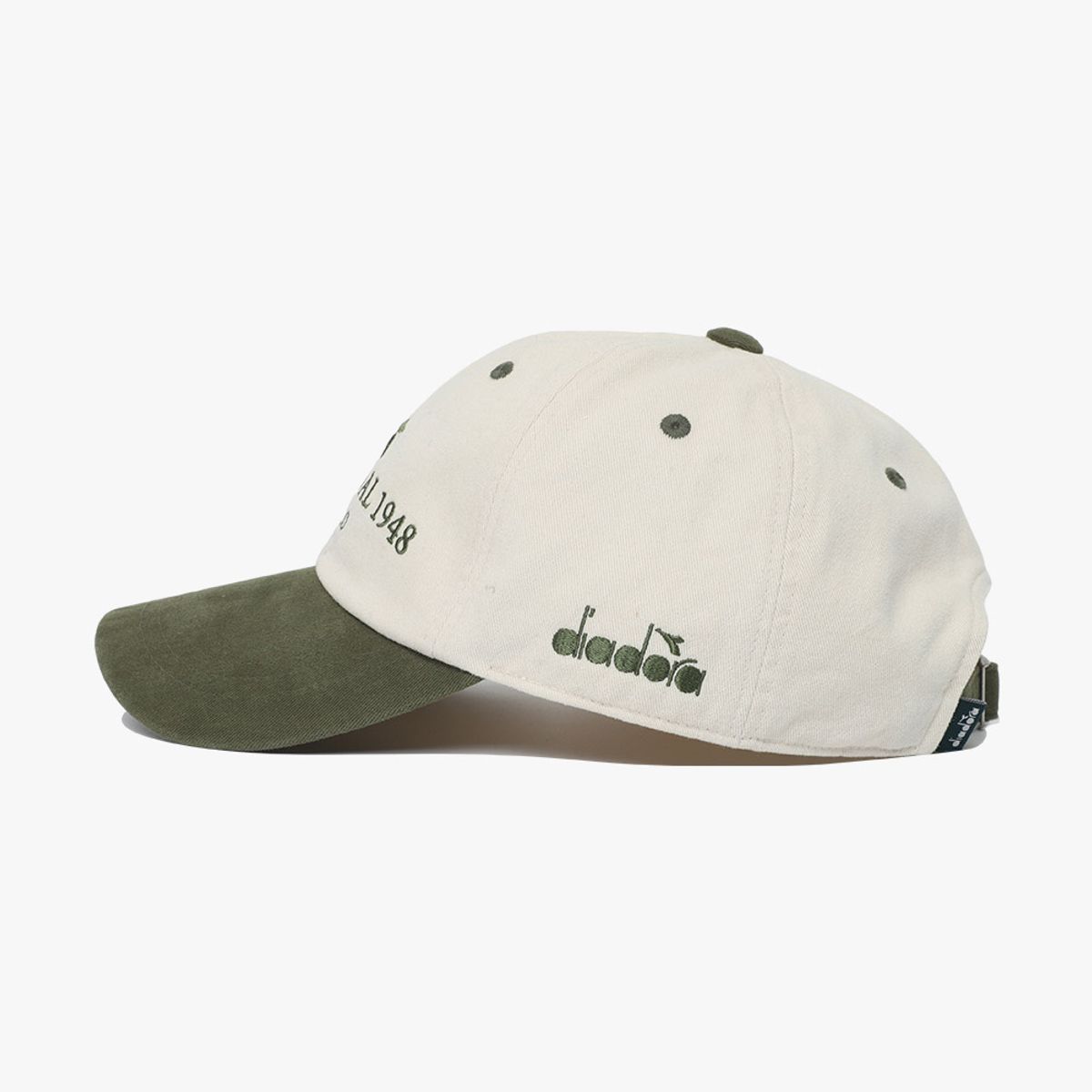 디아도라(diadora) 클래식 볼캡 IVORY