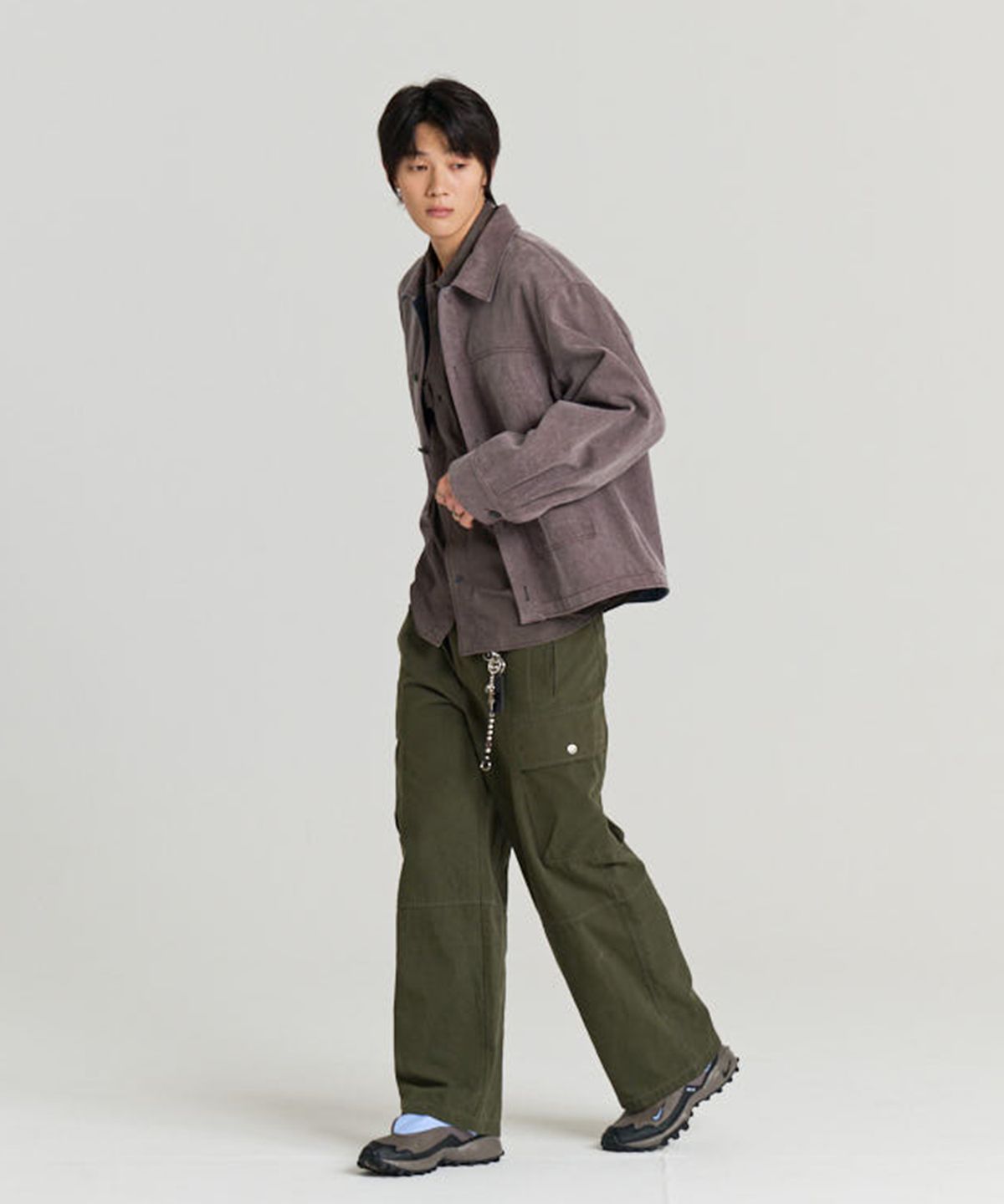 논타입(NONTYPE) VTG POLYGON TRUCKER (WASHED PURPLE)