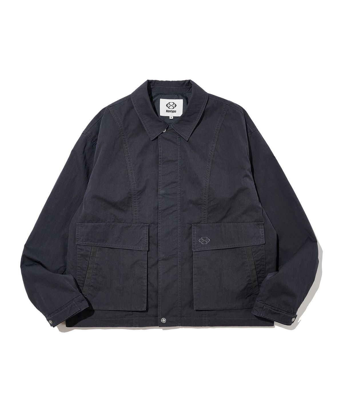 논타입(NONTYPE) CURVED INCISION JUMPER (DARK NAVY)