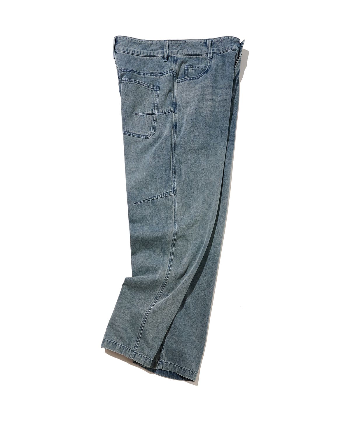 논타입(NONTYPE) WARM WASHED DENIM PANTS (WASHED BLUE)