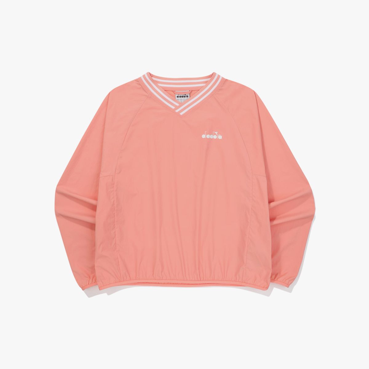 디아도라(diadora) V넥 긴팔 피스테 우먼 CORAL