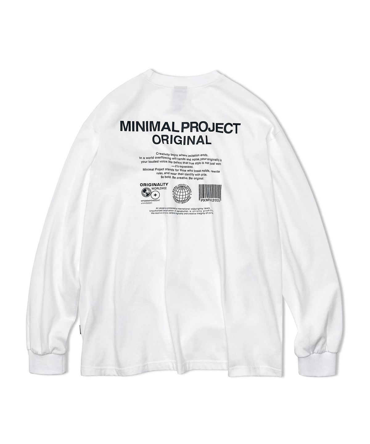 미니멀프로젝트(MINIMALPROJECT) 페이즈 오버핏 롱 슬리브 티셔츠 MLT119 / 4COLOR