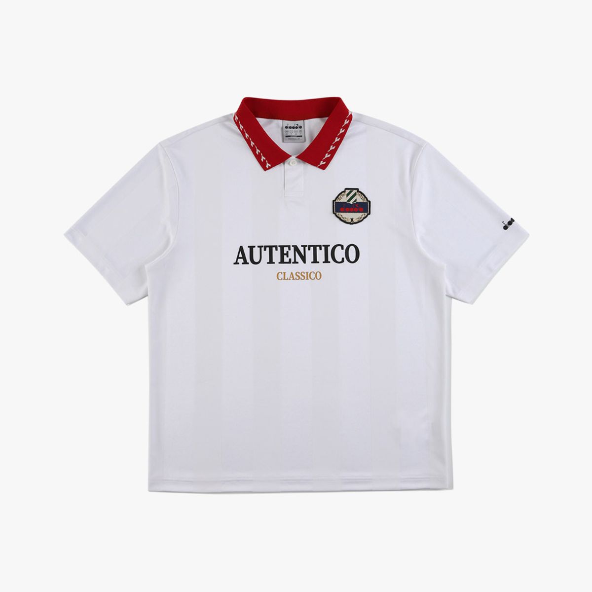 디아도라(diadora) 이지 에르미나 카라 반팔 티셔츠 OFF WHITE