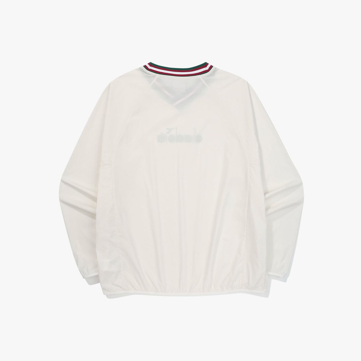 디아도라(diadora) V넥 긴팔 피스테 OFF WHITE