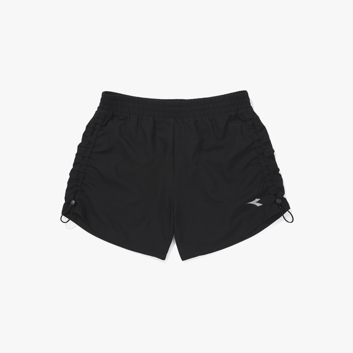 디아도라(diadora) 셔링 4.5인치 러닝 쇼츠 우먼 BLACK