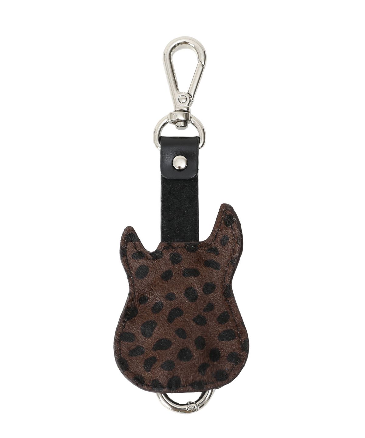 샌드뮤지엄(SAND MUSEUM) GUITAR KEYRING  [Leopard Brown]