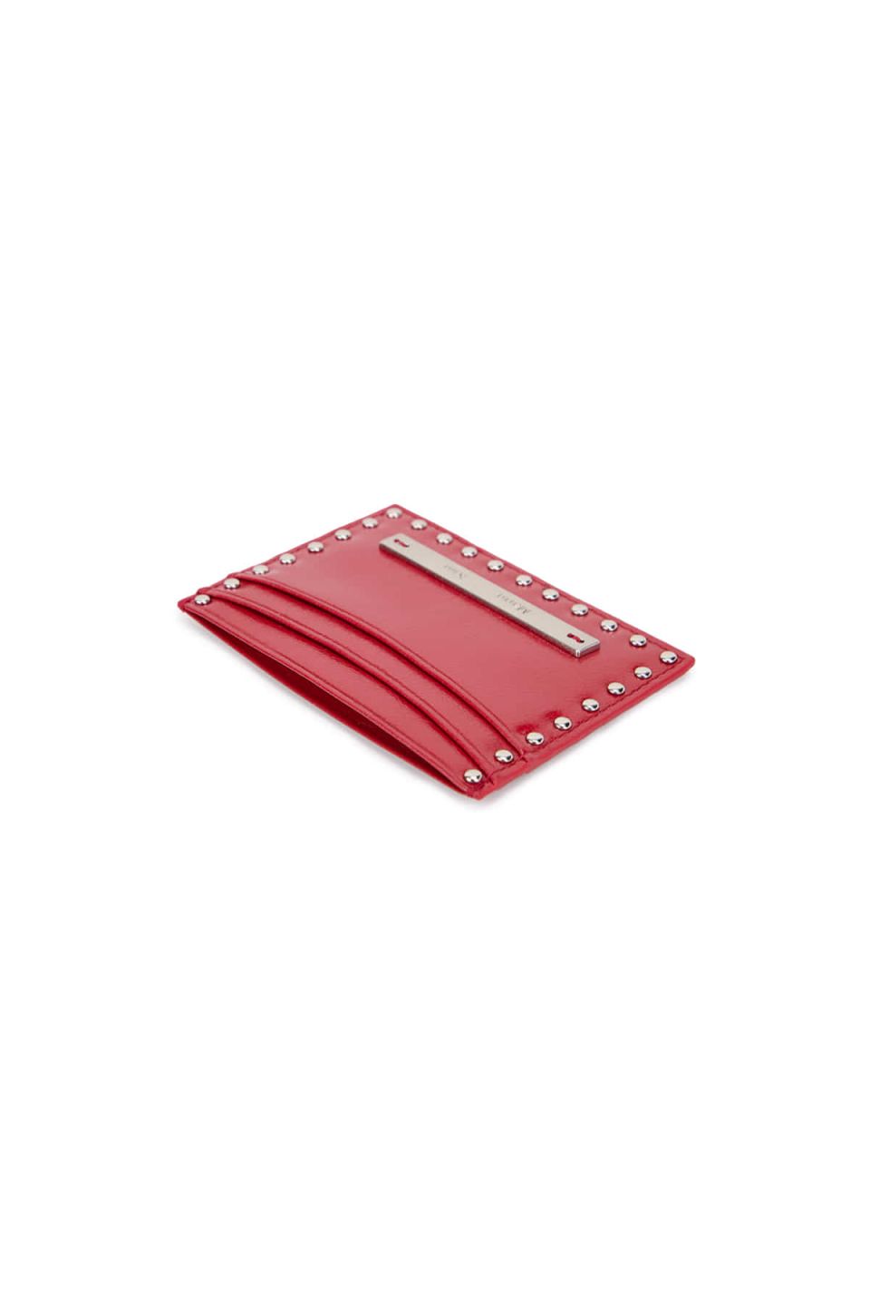 MUSINSA公式 | MATIN KIM WESTERN STUD CARD WALLET IN RED
