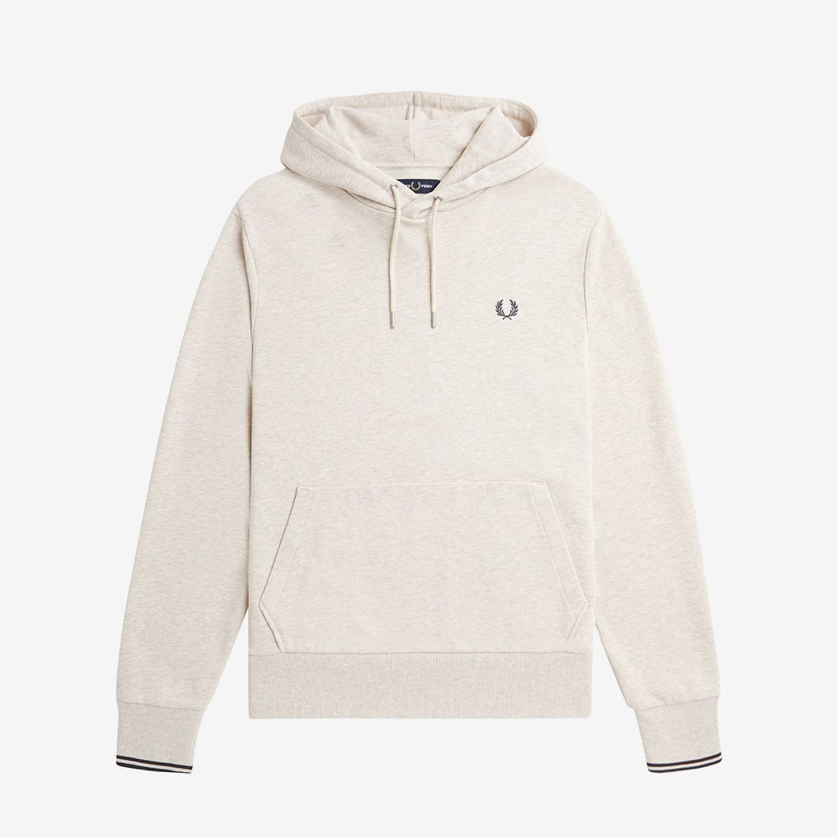 프레드페리(FRED PERRY) [Baseline] 팁 후드 스웻셔츠 - 포리지말/앵커그레이 AFPM2532643-W50