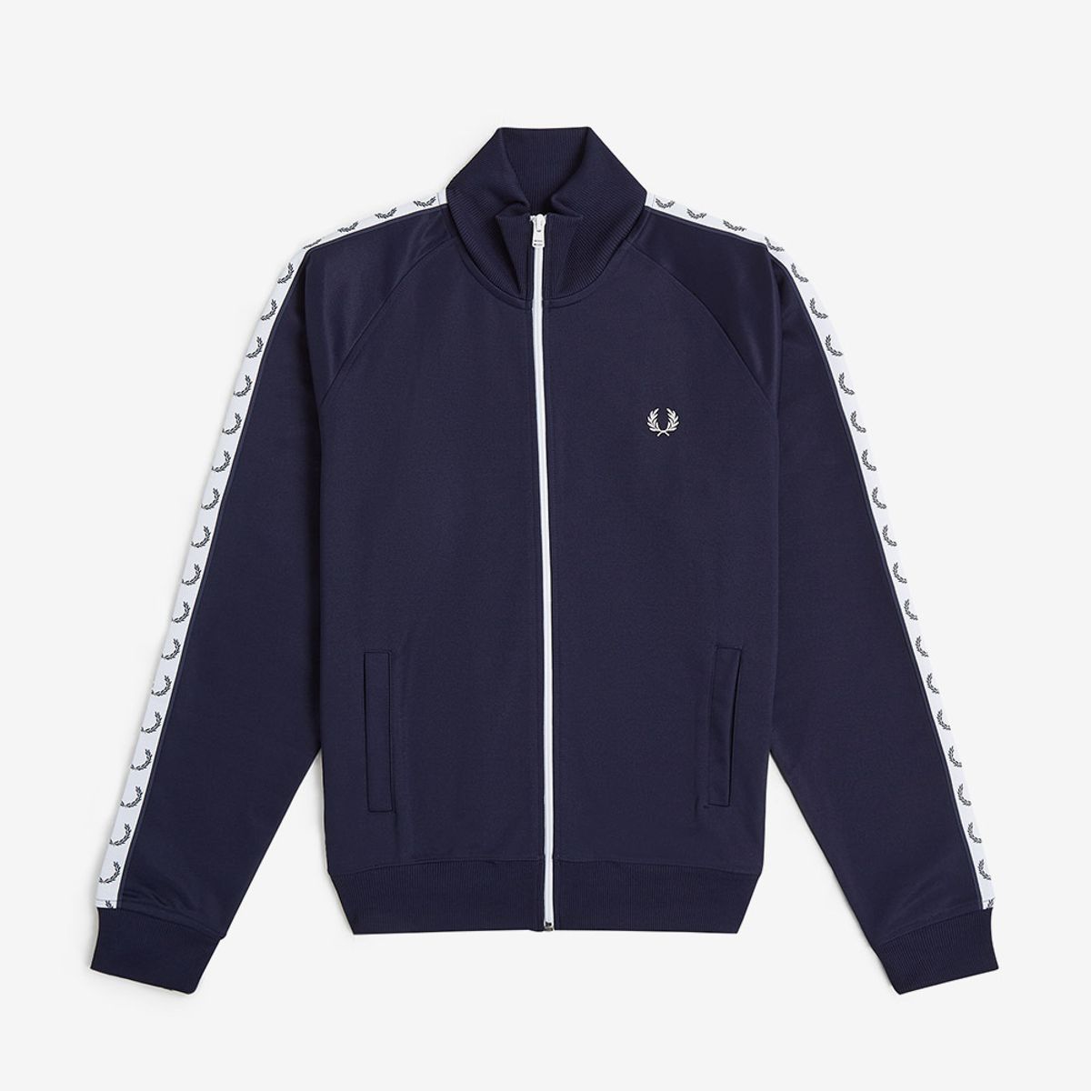 프레드페리(FRED PERRY) [Sport] 테잎 트랙 재킷 - 카본 블루 AFPM2534620-885