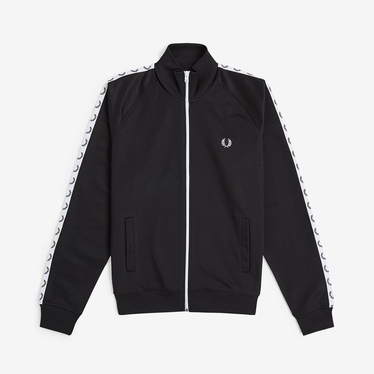 프레드페리(FRED PERRY) [Sport] 테잎 트랙 재킷 - 블랙 AFPM2534620-198