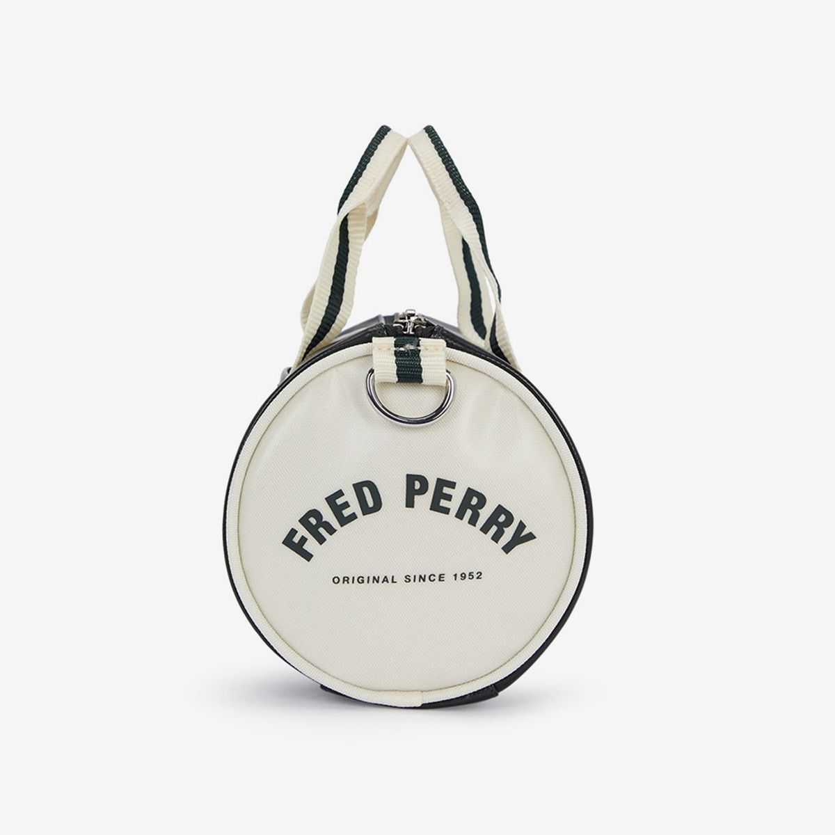 프레드페리(FRED PERRY) 클래식 미니 배럴 백 - 나이트그린/에크루 CFPU2539256-T11