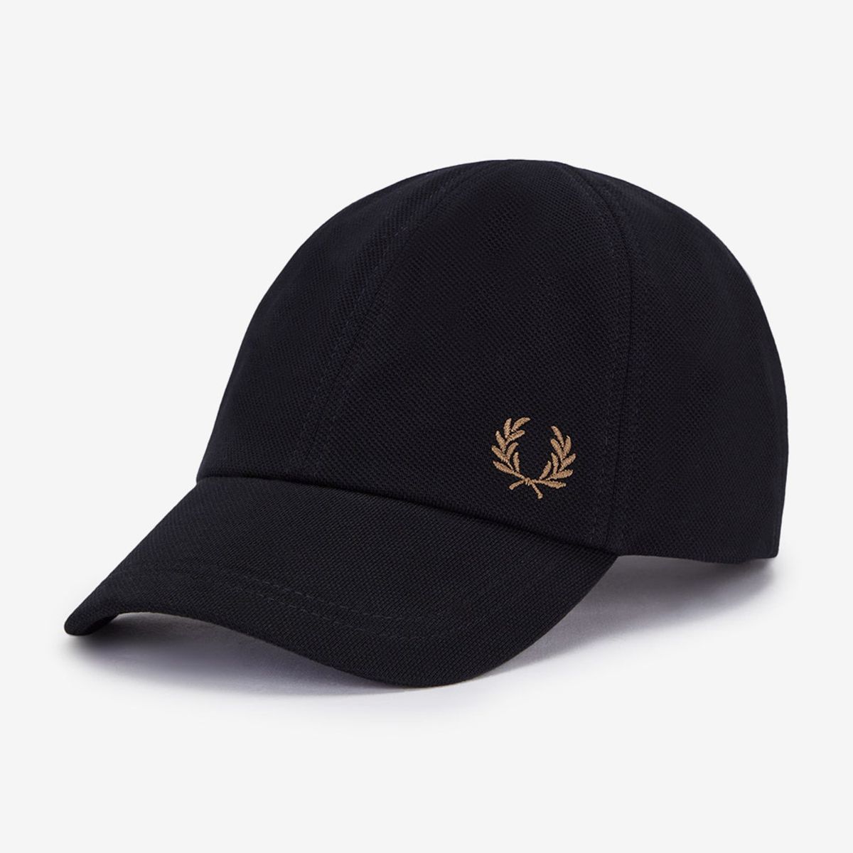 프레드페리(FRED PERRY) 피케 클래식 캡 - 블랙/쉐이디드 스톤 CFPU2536726-S77
