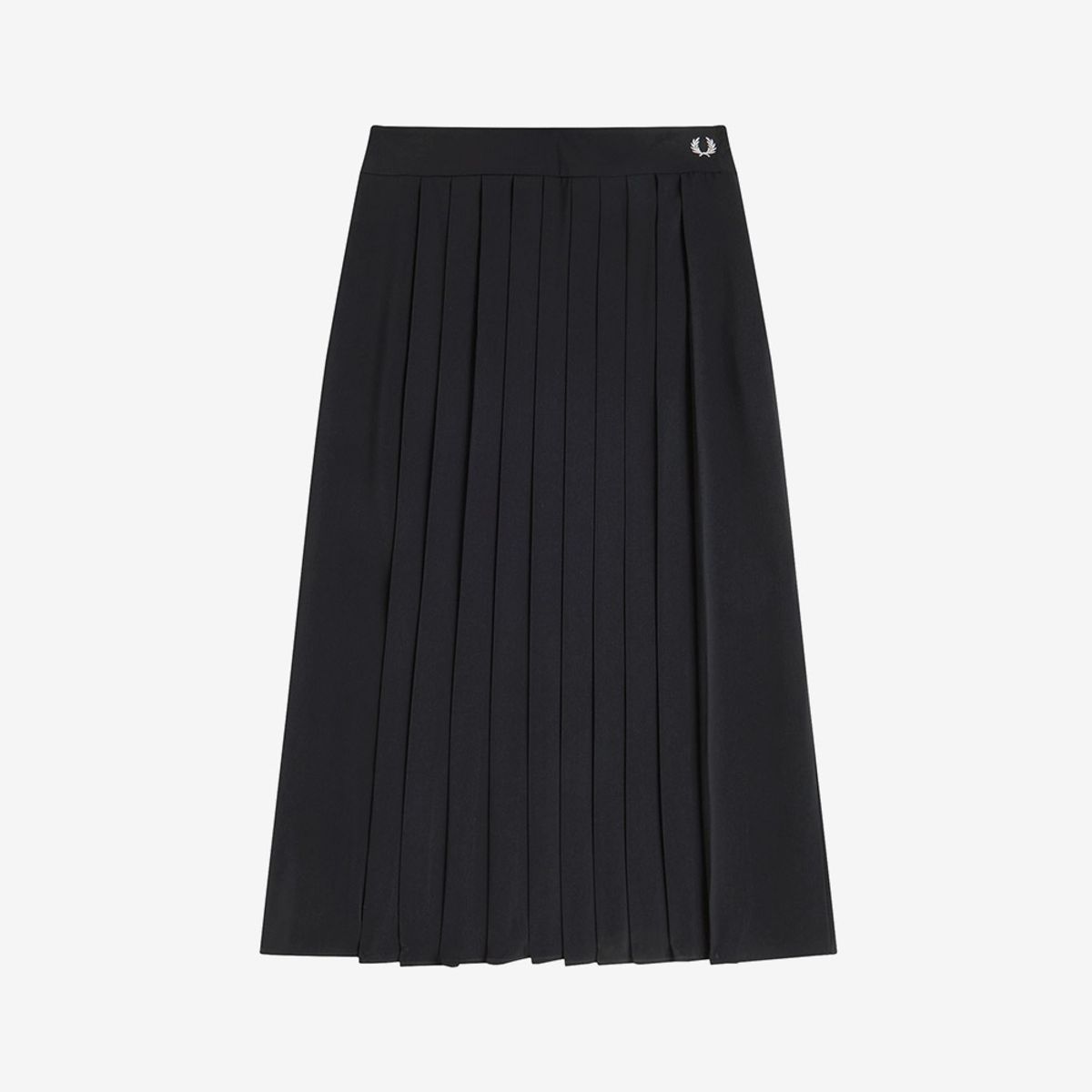 프레드페리(FRED PERRY) [Womens] 플리츠 스커트 - 블랙 AFPF2531106-102