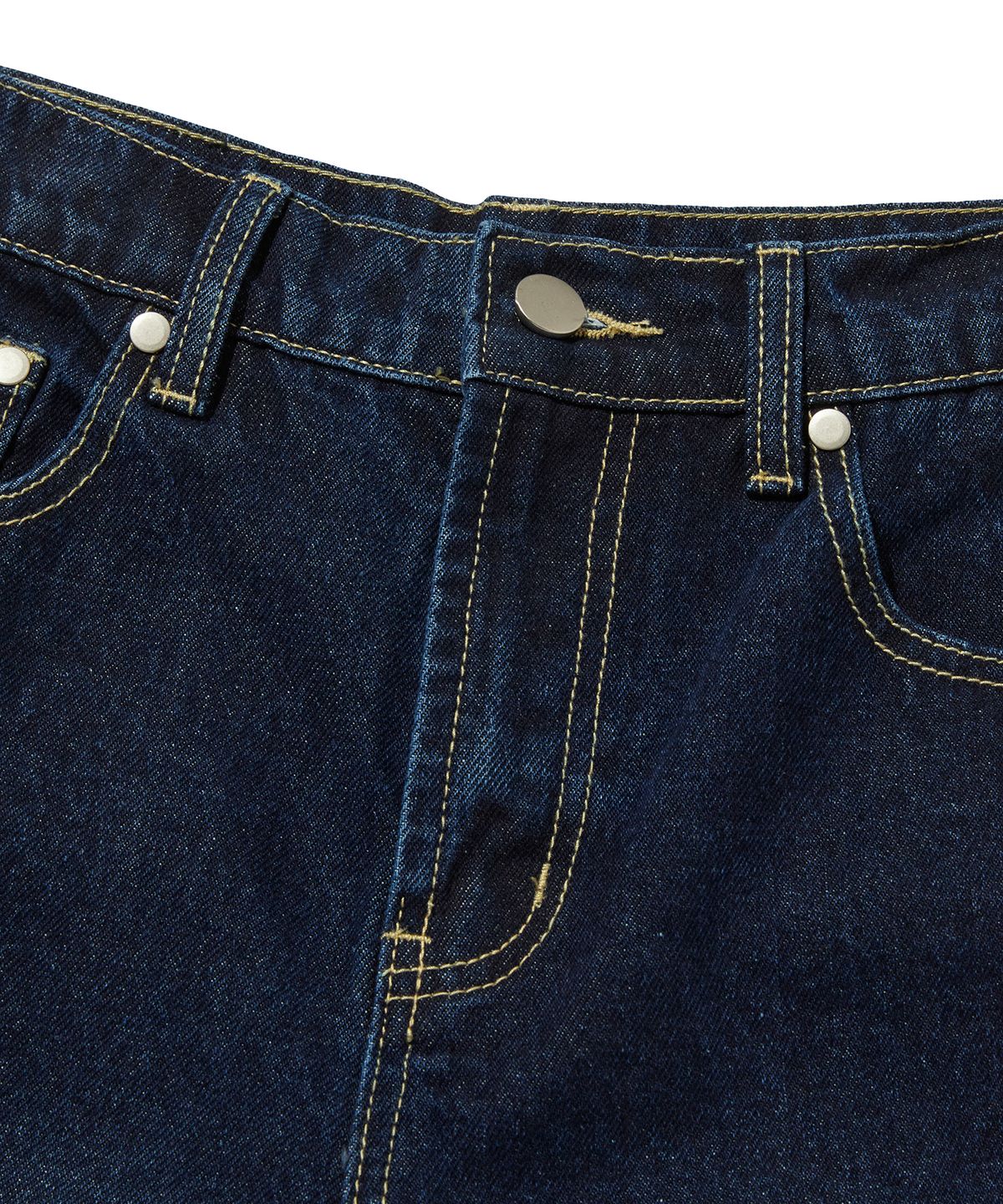 스웨이드(SUADE) STANDARD CURVED DENIM [DARK BLUE]