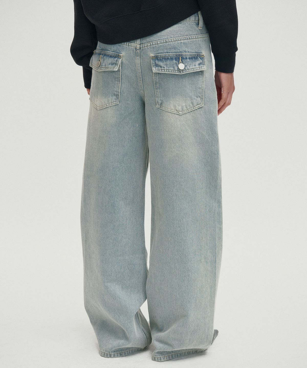 스웨이드(SUADE) STANDARD CURVED DENIM [BLUE]