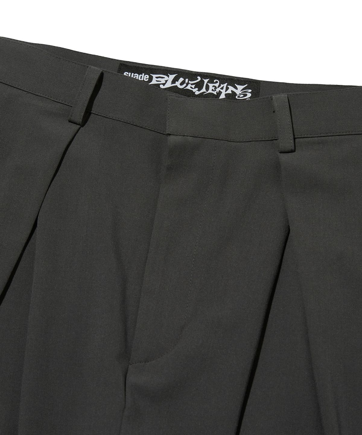 스웨이드(SUADE) ONE TUCK SLACKS [GRAY]