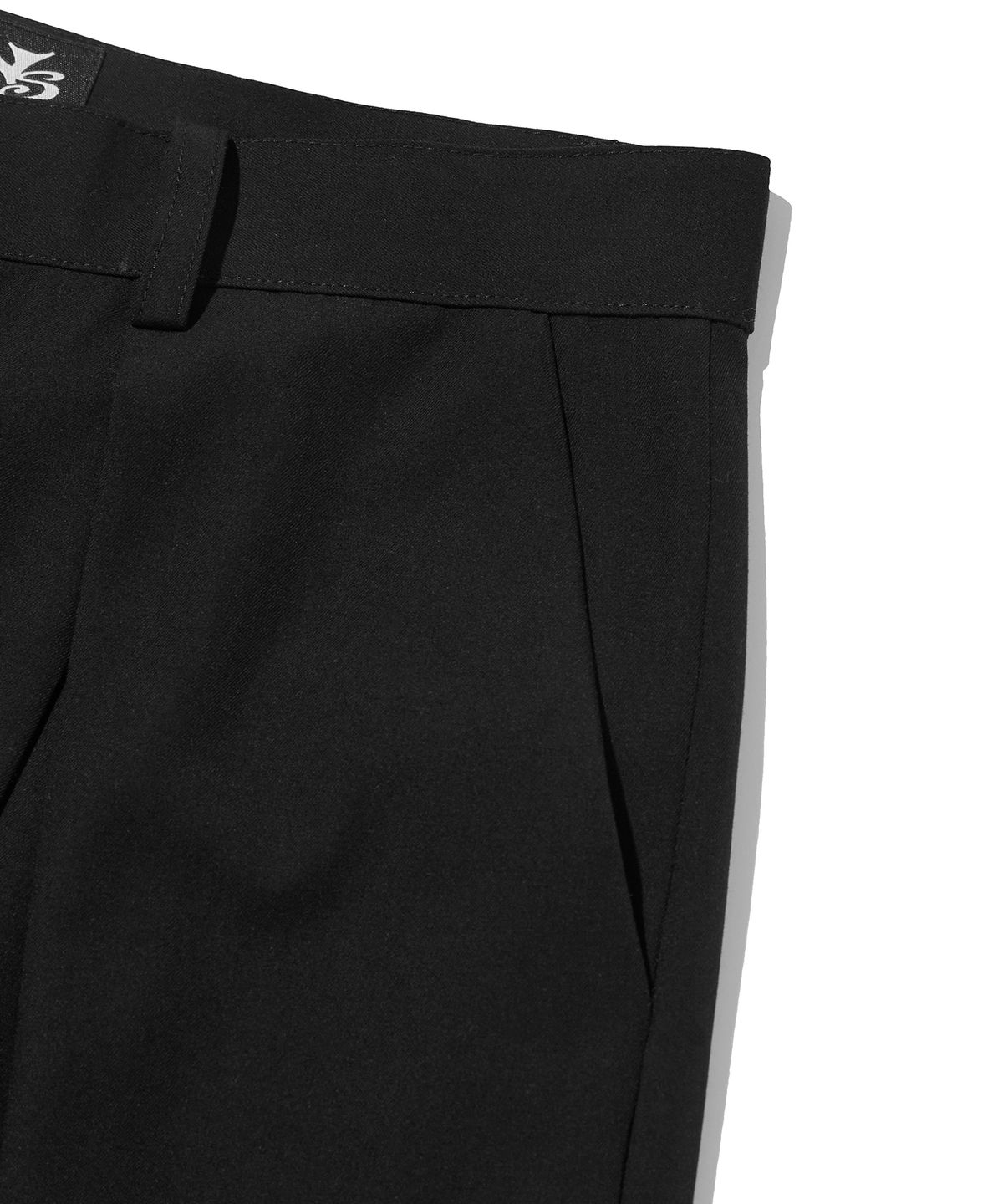 스웨이드(SUADE) ONE TUCK SLACKS [BLACK]