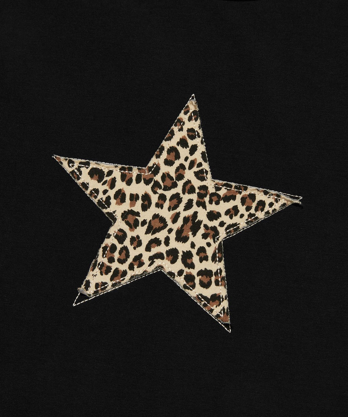 스웨이드(SUADE) LEOPARD STAR LONG SLEEVE [BLACK]