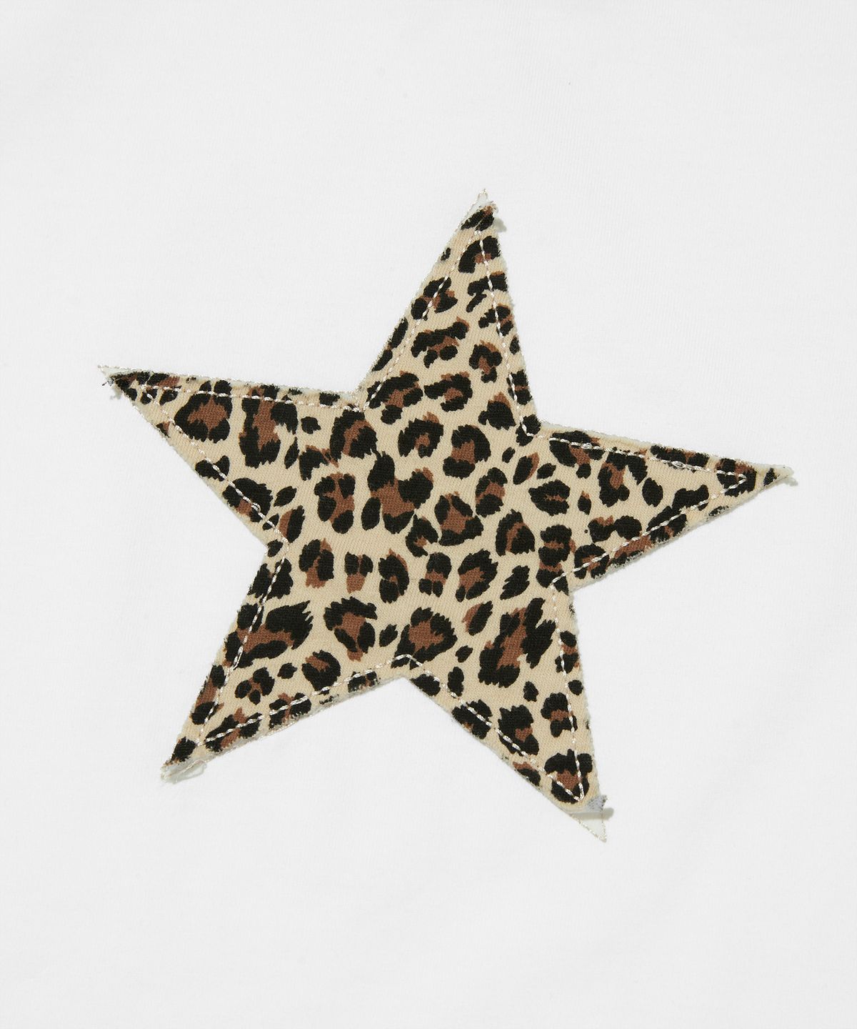 스웨이드(SUADE) LEOPARD STAR LONG SLEEVE [WHITE]