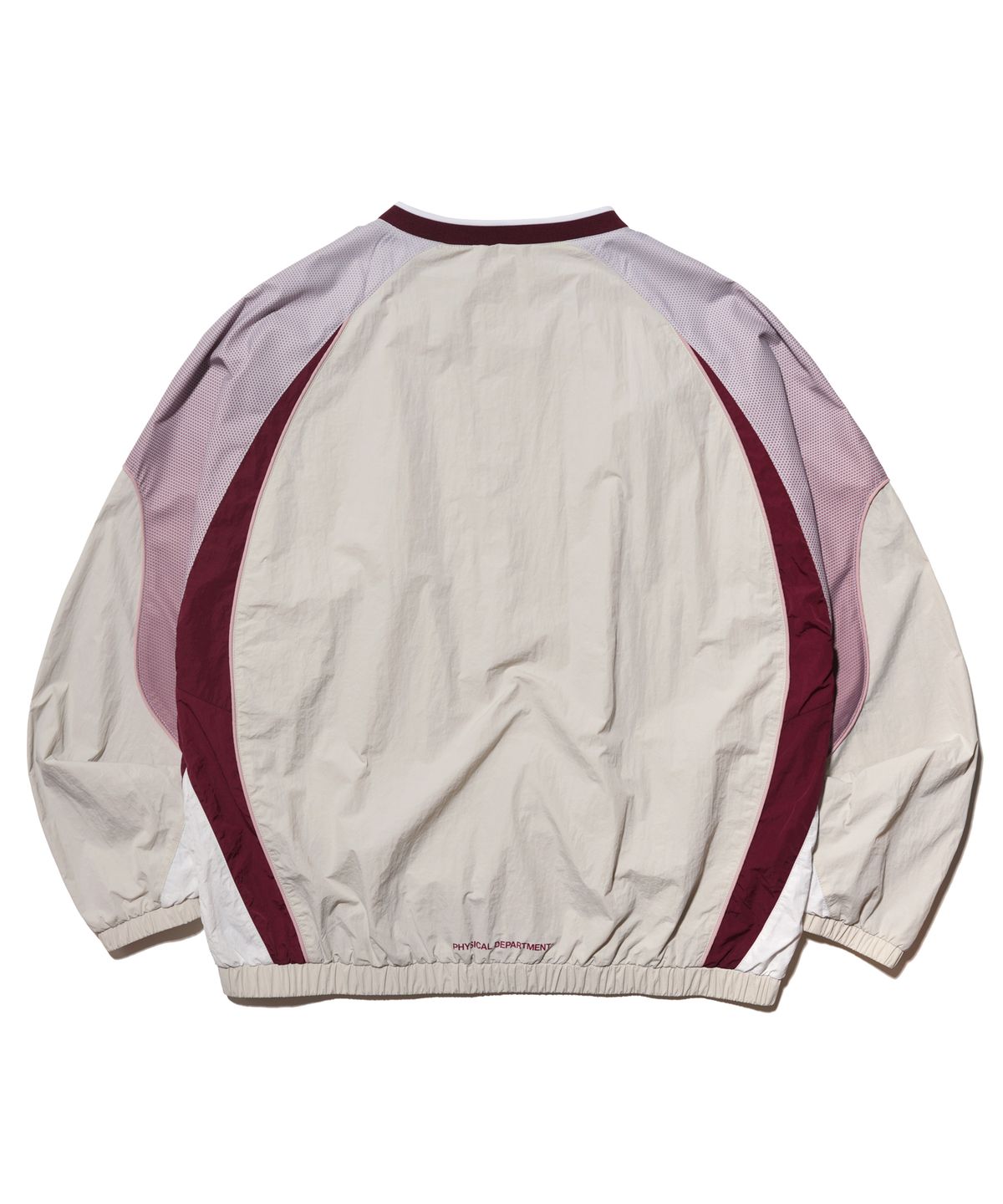 핍스 모터사이클(PHYPS MOTORCYCLE) Vintage Logo Speed Track nylon Long Sleeve Light Gray