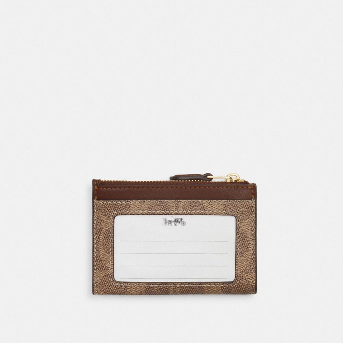 코치(COACH) 미니 스키니 ID 케이스 인 시그니처 캔버스 CW870 IMXHE