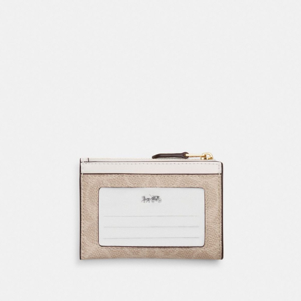 코치(COACH) 미니 스키니 ID 케이스 인 시그니처 캔버스 CW870 IMXDM