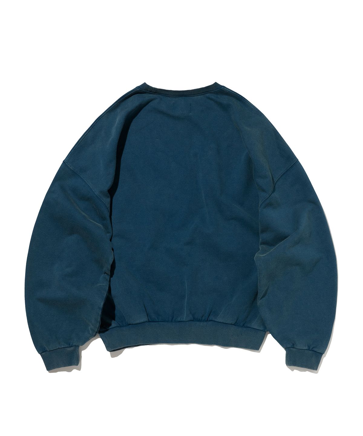스웨이드(SUADE) CROPPED WASHED CREWNECK [DEEP GREEN]