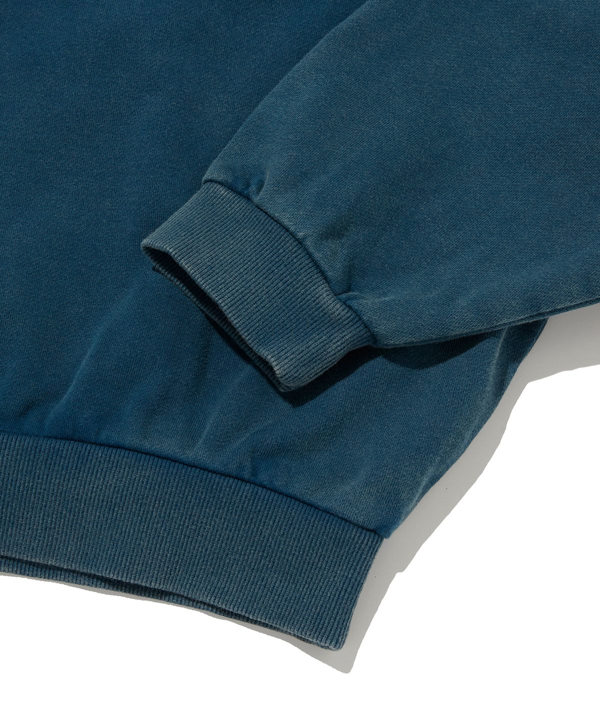 스웨이드(SUADE) CROPPED WASHED CREWNECK [DEEP GREEN]
