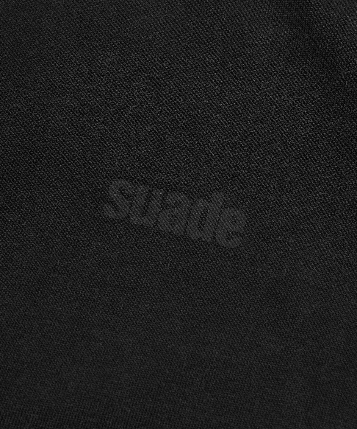 스웨이드(SUADE) CROPPED WASHED CREWNECK [WASHING BLACK]