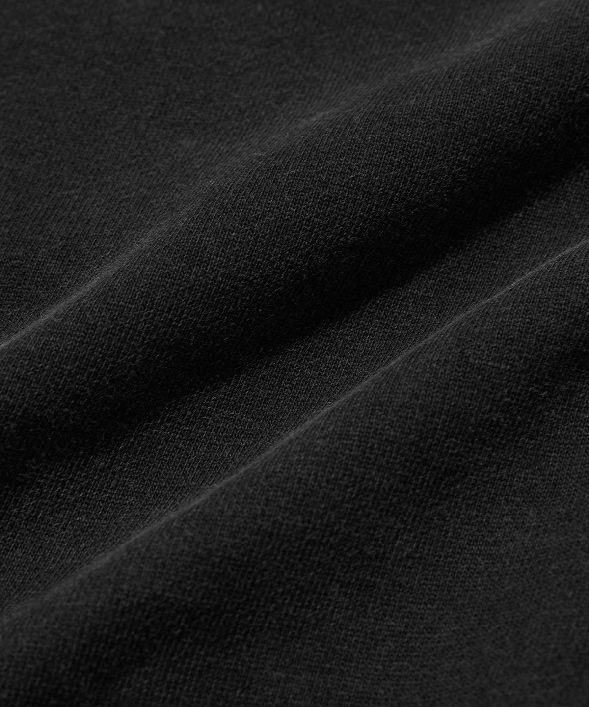 스웨이드(SUADE) CROPPED WASHED CREWNECK [WASHING BLACK]