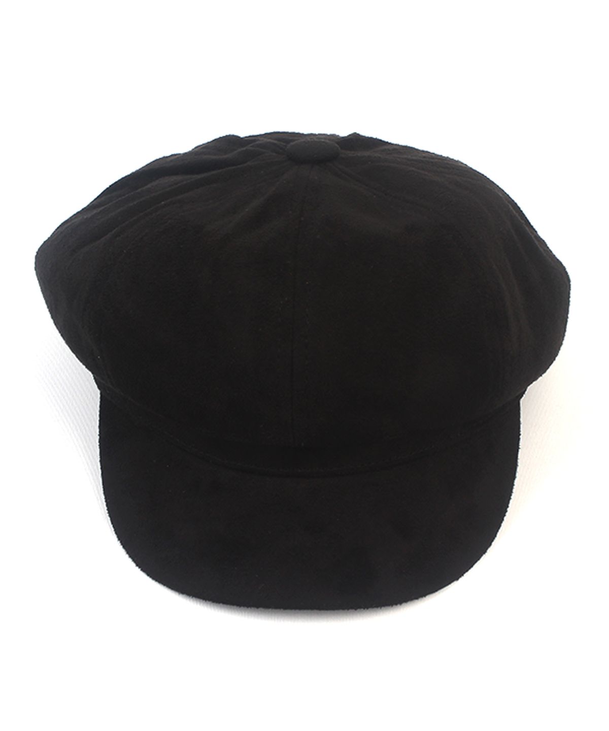 유니버셜 케미스트리(UNIVERSAL CHEMISTRY) Black Suade Newsboy Cap 뉴스보이캡