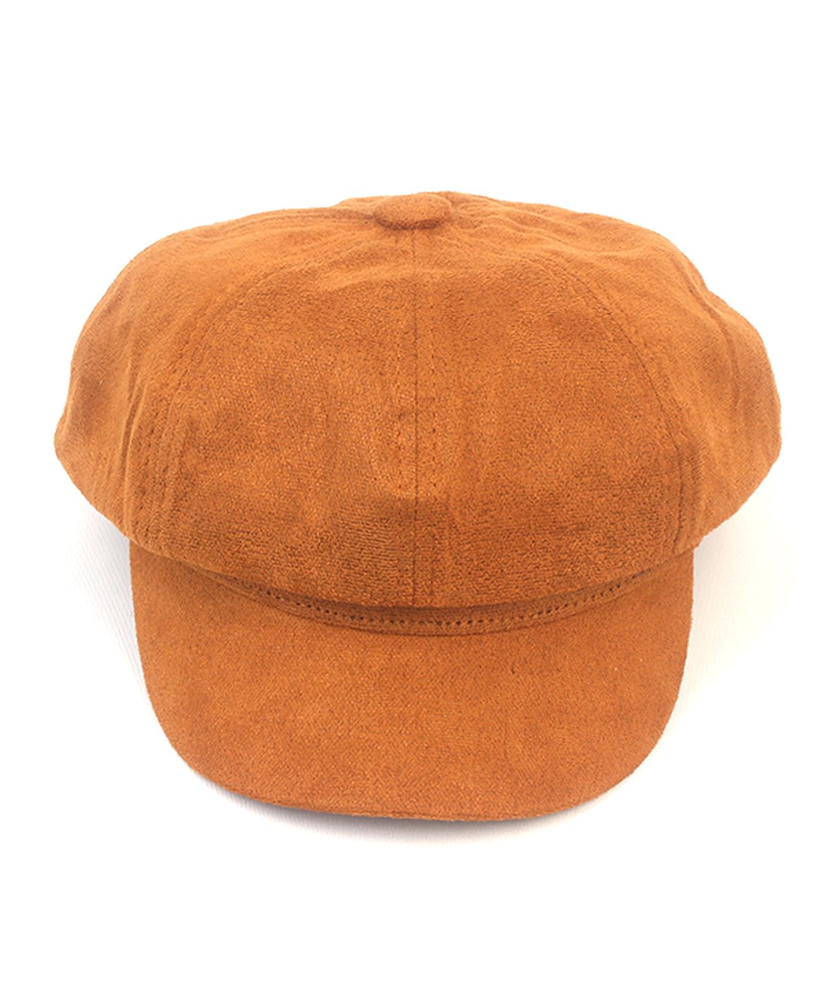 유니버셜 케미스트리(UNIVERSAL CHEMISTRY) Brown Suade Newsboy Cap 뉴스보이캡