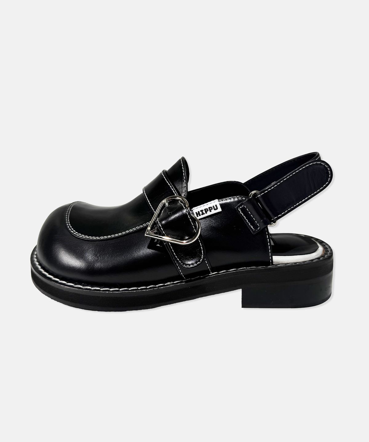 히푸(hippu) Slingback Loafer Black