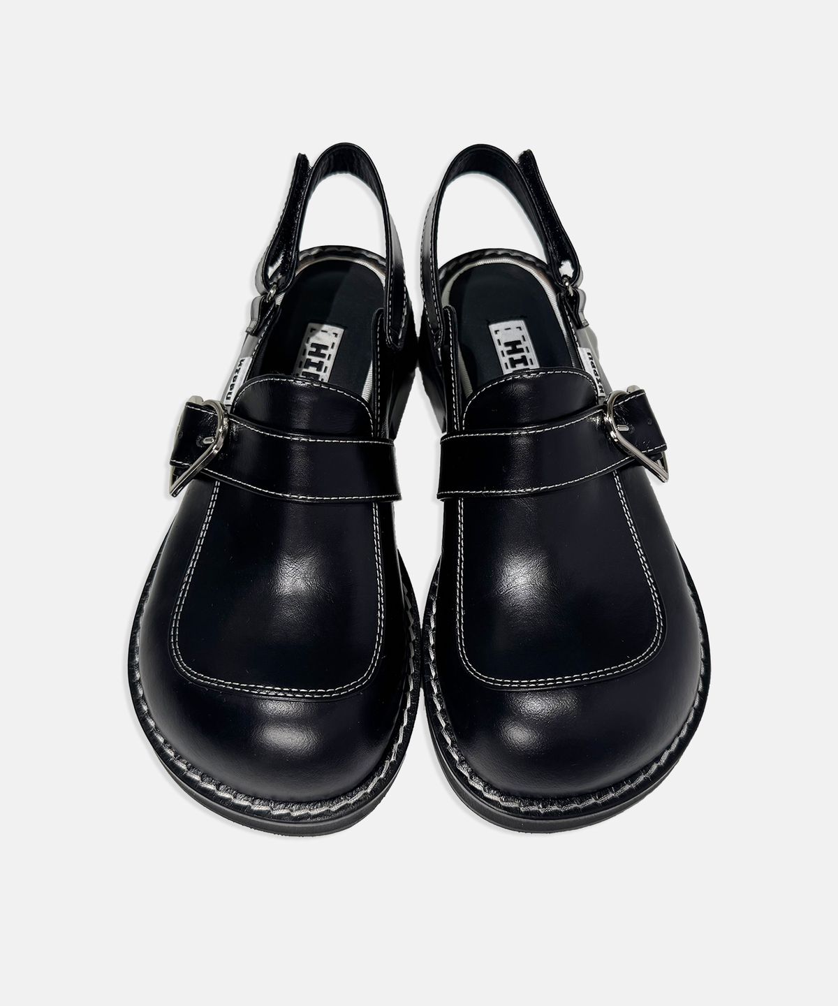히푸(hippu) Slingback Loafer Black