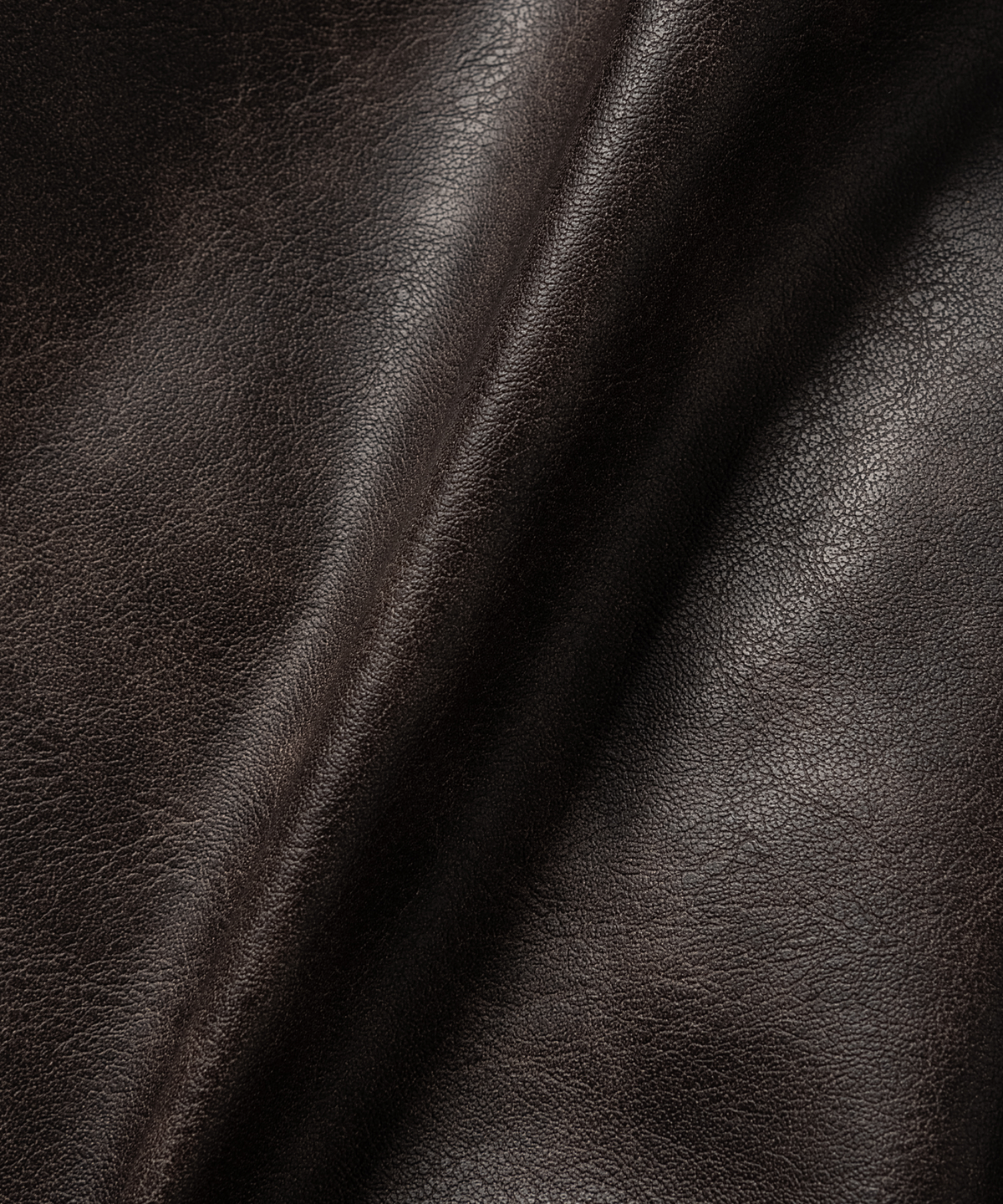 넌블랭크(NONBLANK) 비건 레더 블루종_DARK BROWN