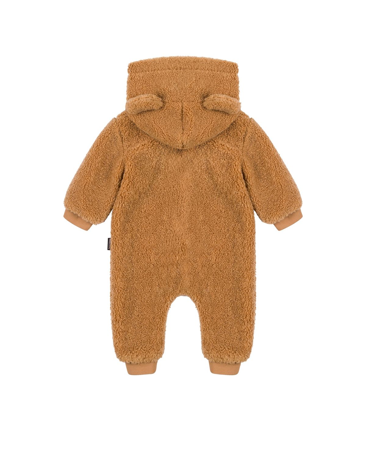 모스키노 키즈(MOSCHINO KIDS) 베이비 테디 보아 후드 올인원 바디수트
