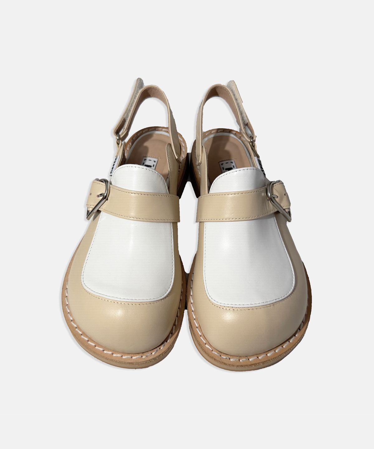 히푸(hippu) Slingback Loafer Ivory