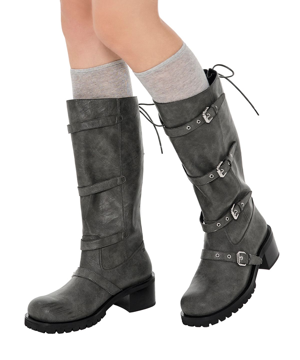 스탠드오일(STAND OIL) Buckle Tied Long Boots · 버클 타이드 롱 부츠