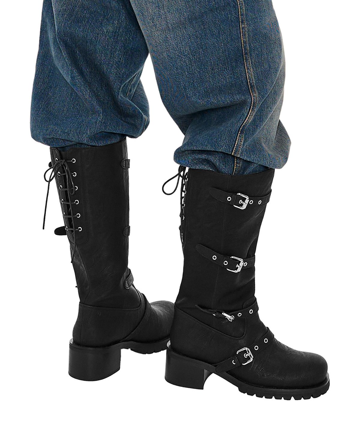 스탠드오일(STAND OIL) Buckle Tied Long Boots · 버클 타이드 롱 부츠
