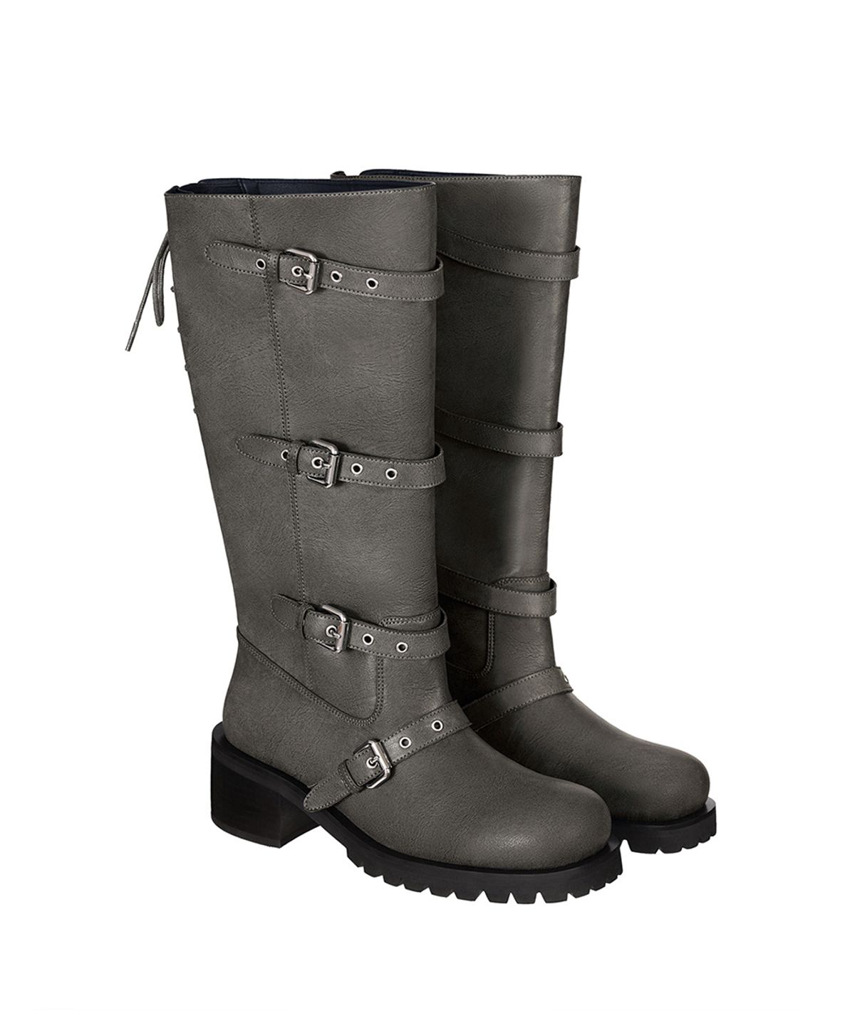 스탠드오일(STAND OIL) Buckle Tied Long Boots · 버클 타이드 롱 부츠