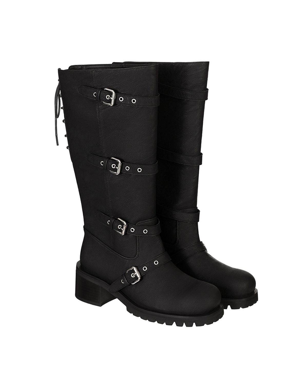 스탠드오일(STAND OIL) Buckle Tied Long Boots · 버클 타이드 롱 부츠