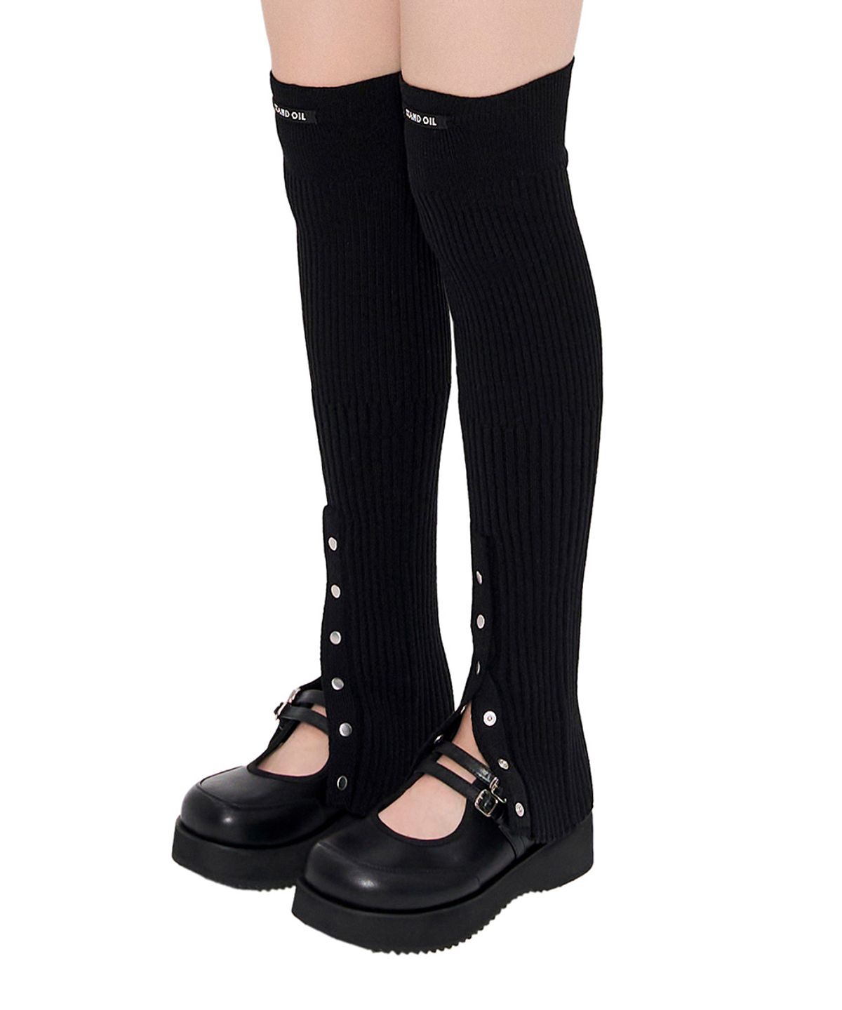 스탠드오일(STAND OIL) Snap Knit Leg Warmer · 스냅 니트 레그 워머