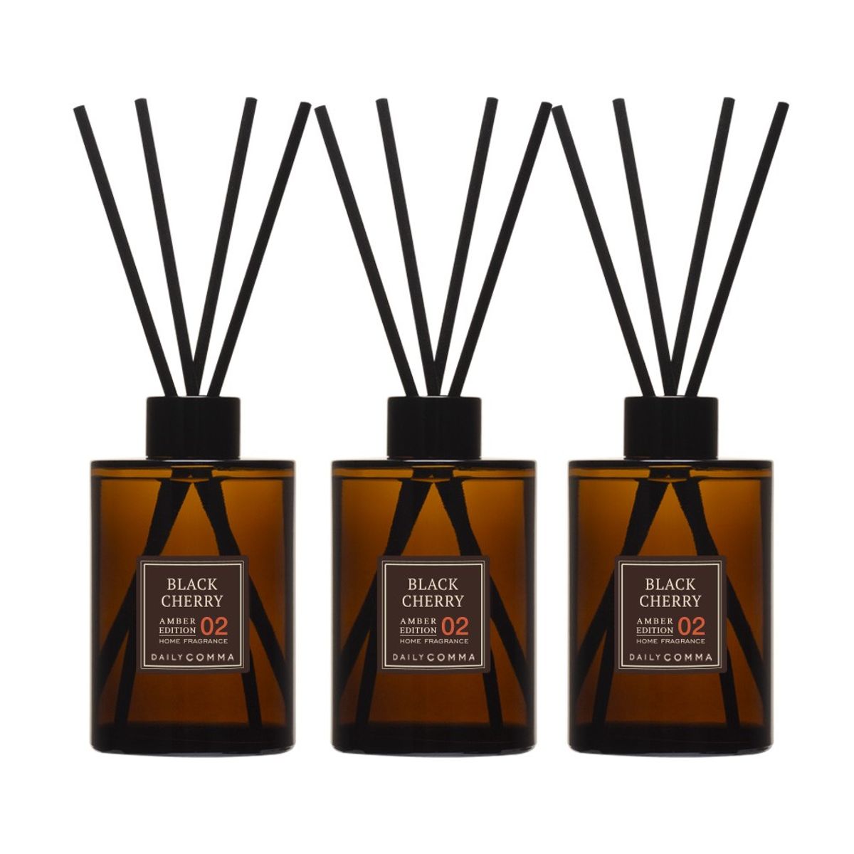 데일리콤마(DAILY COMMA) 엠버 에디션 디퓨저 200ml X 3EA (디퓨저트레이 증정)