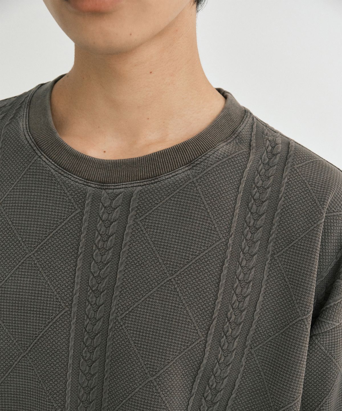 엔도어(ENDOOR) Time stitch vtg long sleeve (vtg brown)