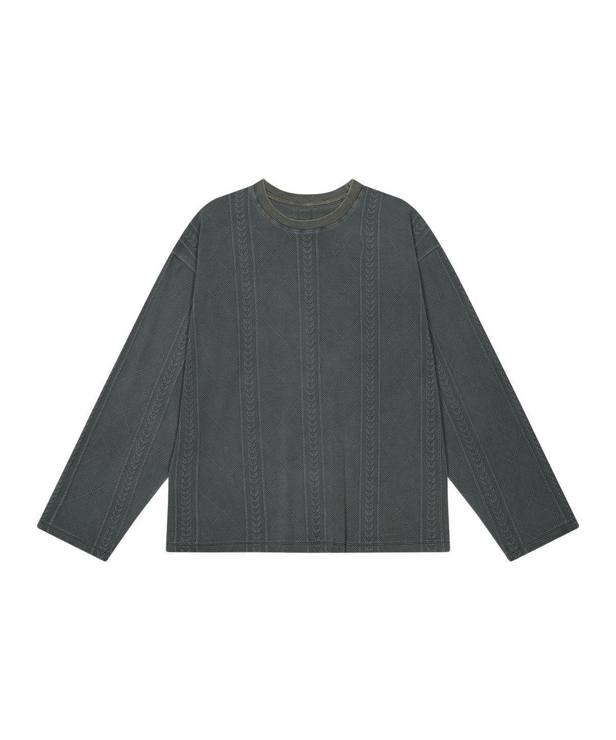 엔도어(ENDOOR) Time stitch vtg long sleeve (vtg olive)