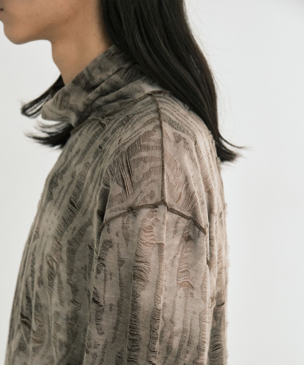 엔도어(ENDOOR) Vintage reversible Turtleneck (brown-brown)
