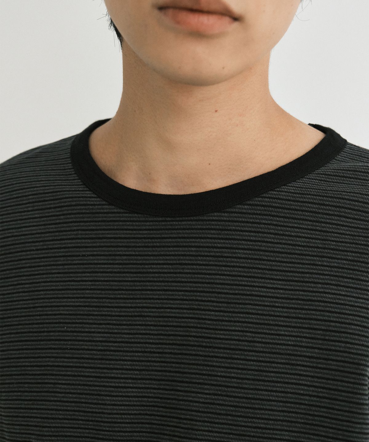 엔도어(ENDOOR) Vintage stripe sweatshirt (vtg black)