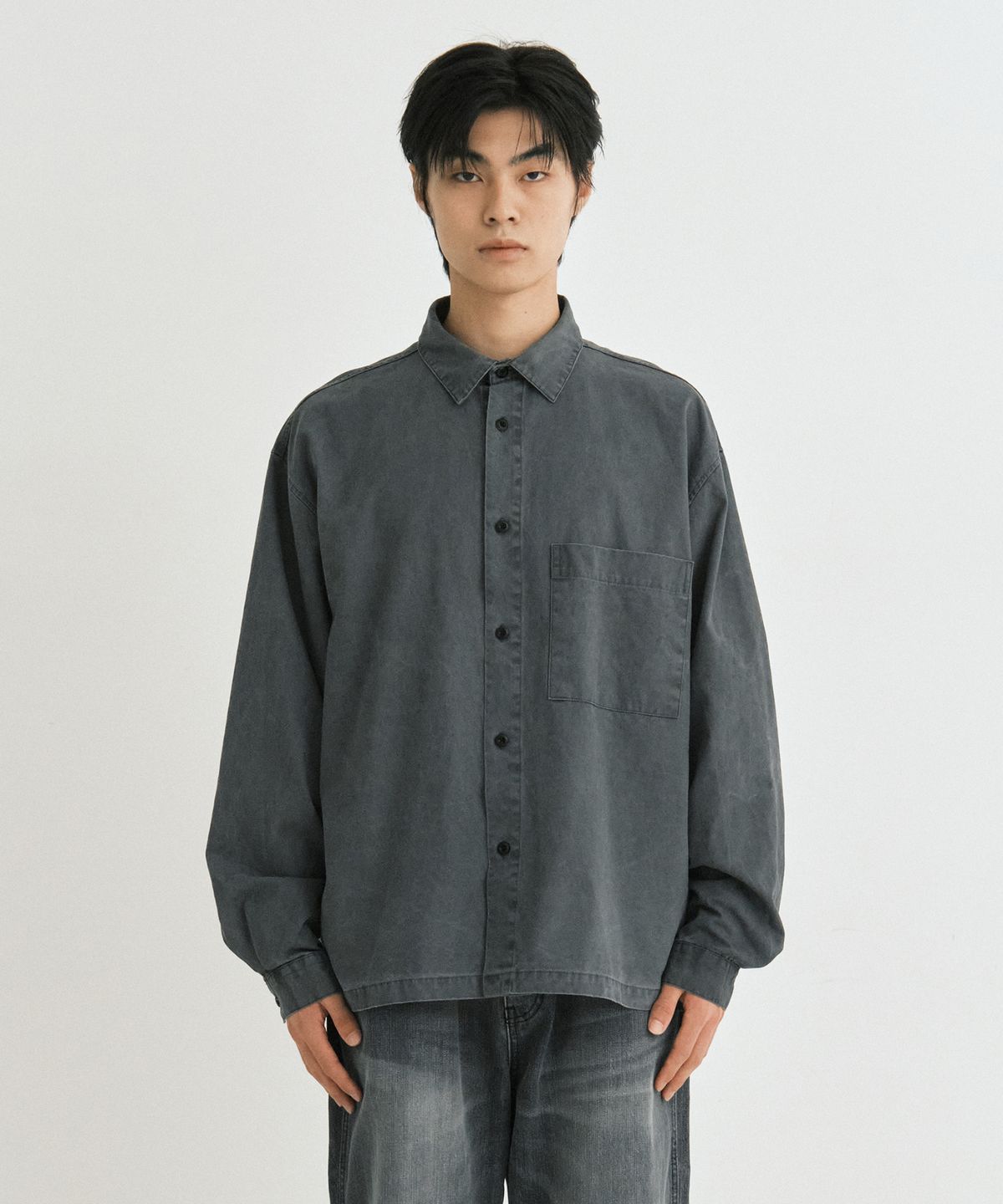엔도어(ENDOOR) Vintage shacket (vtg gray)
