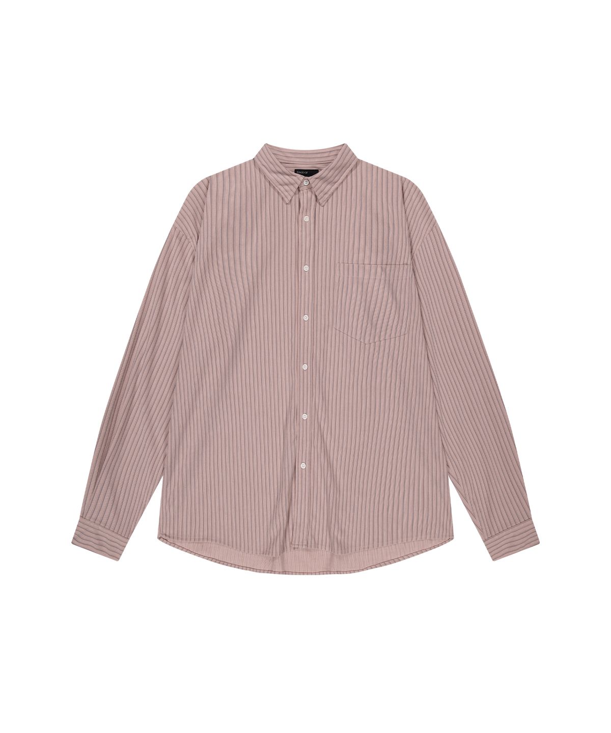 엔도어(ENDOOR) Corduroy stripe shirt (pink stripe)
